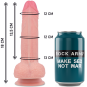 ROCKARMY - HARNAIS + SILICONE LIQUIDE PREMIUM MUSTANG REALISTIC 18 CM -O- 4.14 CM