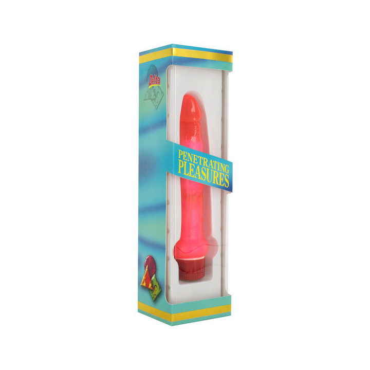 SEVEN CREATIONS - VIBRATEUR ANAL ROSE JELLY THIN