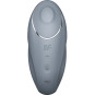 SATISFYER - TAP & CLIMAX 1 VIBRATEUR LAY-ON GRIS
