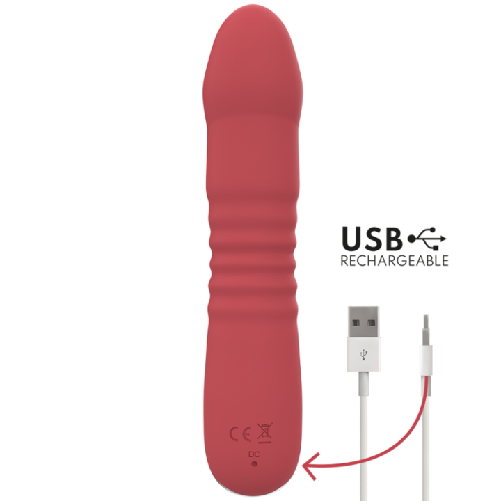 INTENSE - JUNI UP & DOWN 10 VIBRATIONS ROUGES