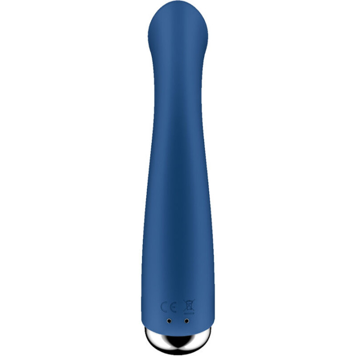 SATISFYER - SPINNING G-SPORT 1 VIBRATEUR ROTATOR BLEU