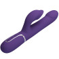 PRETTY LOVE - ZALIN PERLES VIBRATEUR LAPIN 4 EN 1 VIOLET