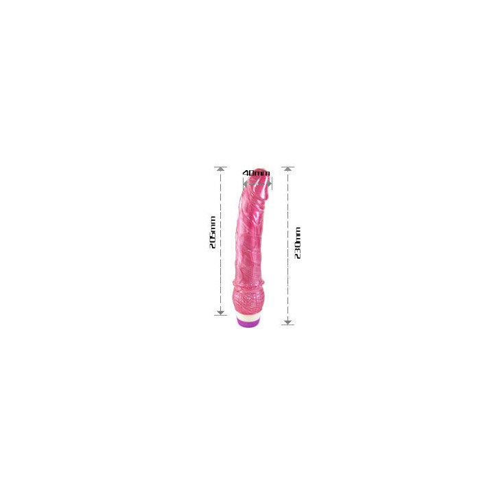 BAILE - VIBRATEUR RÉALISTE ROUGE 23 CM