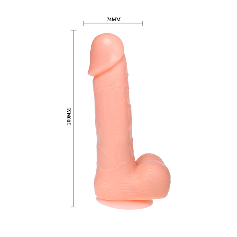 BAILE - GODE RÉALISTE DONG VIBRATION ET ROTATION 20 CM