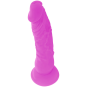 DIVERSIA - DILDO VIBRANT FLEXIBLE VIOLET 21 CM -O- 4.9 CM