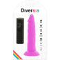 DIVERSIA - DILDO VIBRANT FLEXIBLE VIOLET 23 CM -O- 4.3 CM