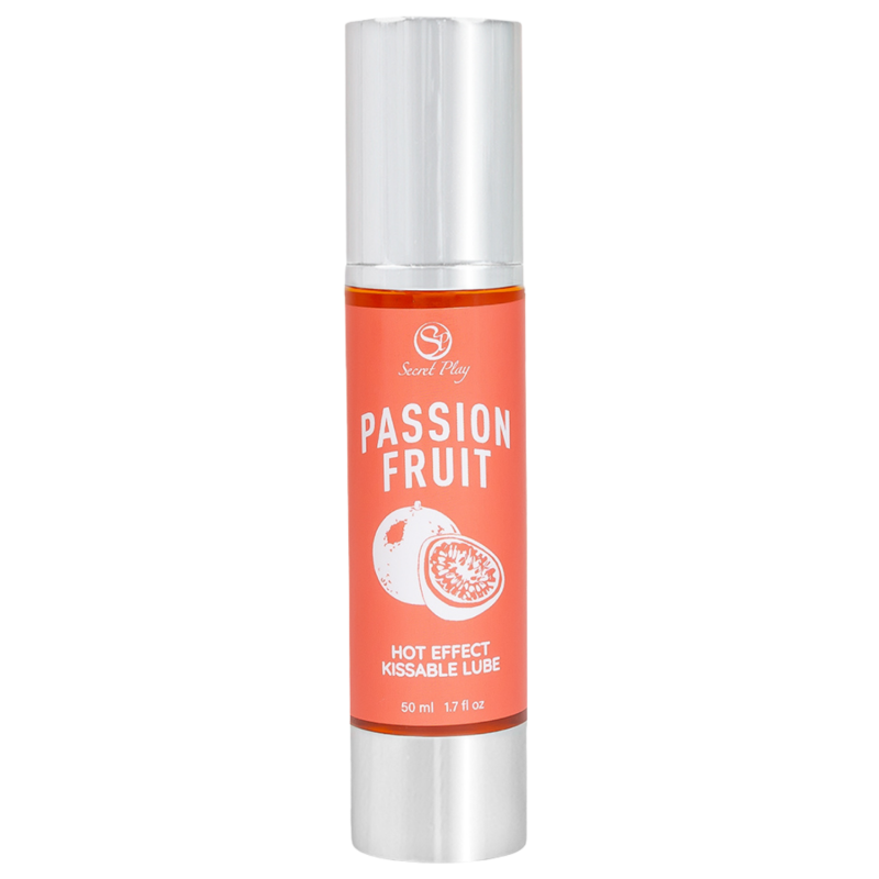 2 en 1 Lubrifiant et huile de massage fruit de la passion chauffant