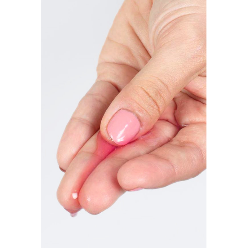 2 en 1 Lubrifiant et huile de massage cerise chauffant