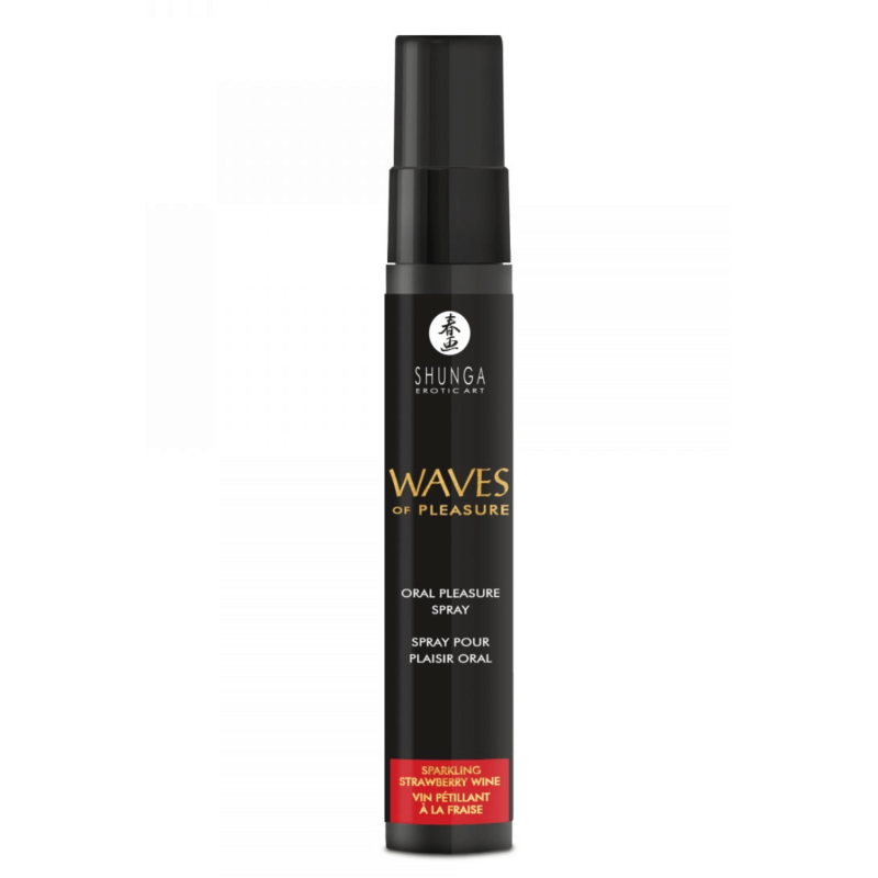 Spray pour plaisir oral saveur vin pétillant à la fraise 20 ml - Shunga