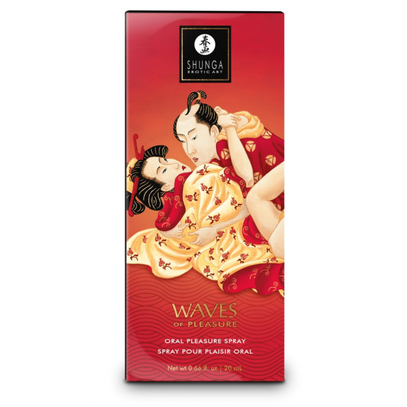 Spray pour plaisir oral saveur vin pétillant à la fraise 20 ml - Shunga