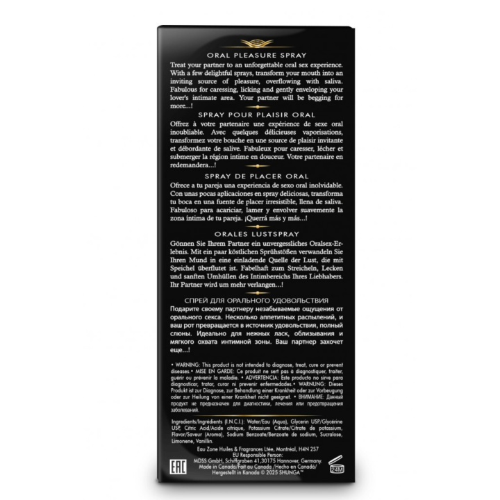 Spray pour plaisir oral saveur pastèque 20 ml - Shunga