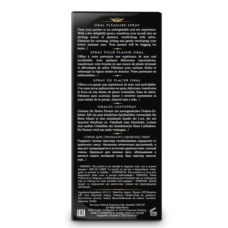 Spray pour plaisir oral saveur pastèque 20 ml - Shunga