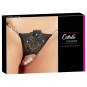 String ouvert broderie &amp; strass avec laçage décoratif - Cottelli