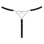 String bijou ouvert noir glamour - Cottelli