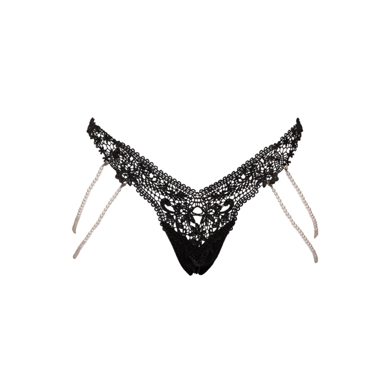 String dentelle &amp; perles amovibles - Cottelli
