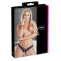 Tanga ouvert en satin avec perles - Cottelli