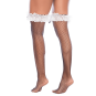 Bas résille noirs style soubrette mi‑cuisse - Mapalé