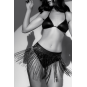 Jupe glamour à franges ornée de strass - Mapalé