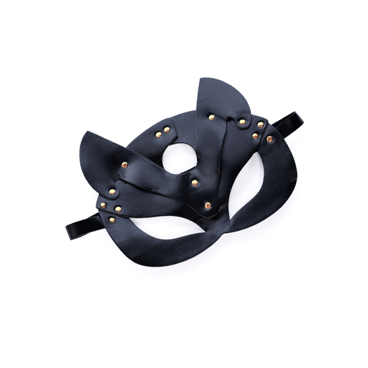 Masque félin en faux cuir - Mapalé
