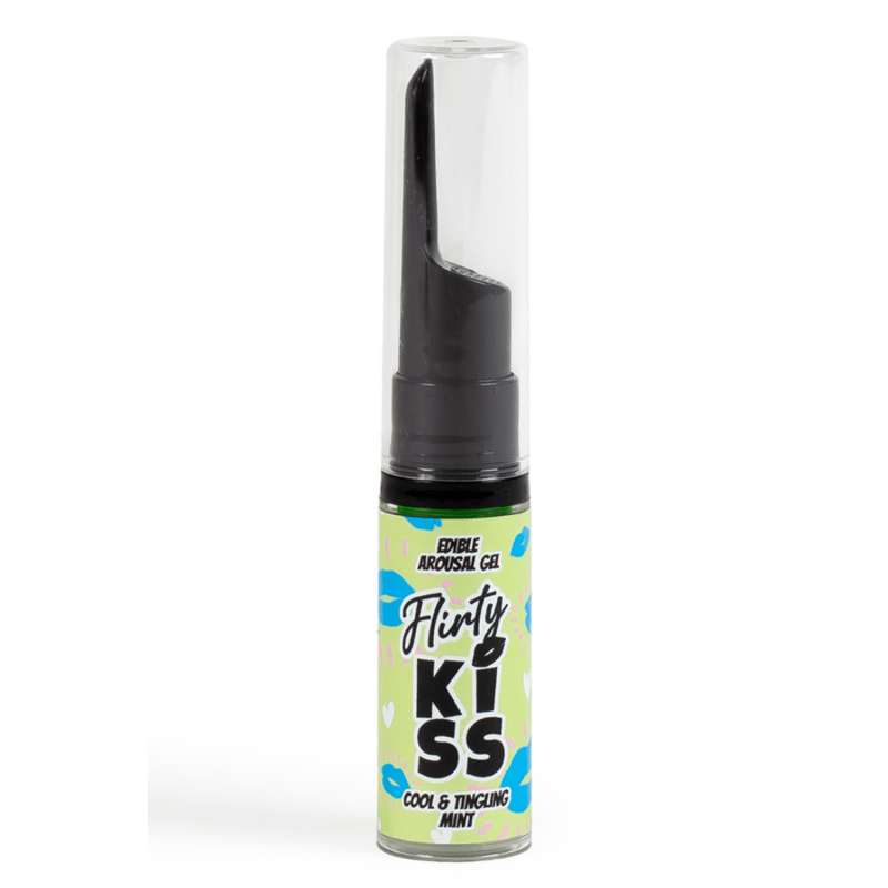 Gels pour Sexe Oral Fraise &amp; Menthe  Flirty Kiss 2×8 gr Secret Play