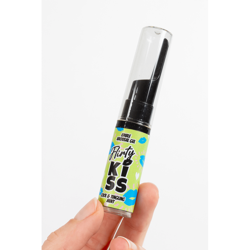 Gels pour Sexe Oral Fraise &amp; Menthe  Flirty Kiss 2×8 gr Secret Play