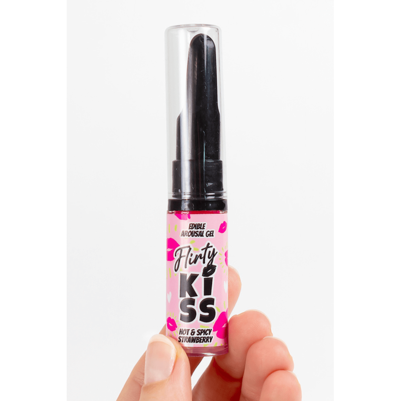 Gels pour Sexe Oral Fraise &amp; Menthe  Flirty Kiss 2×8 gr Secret Play