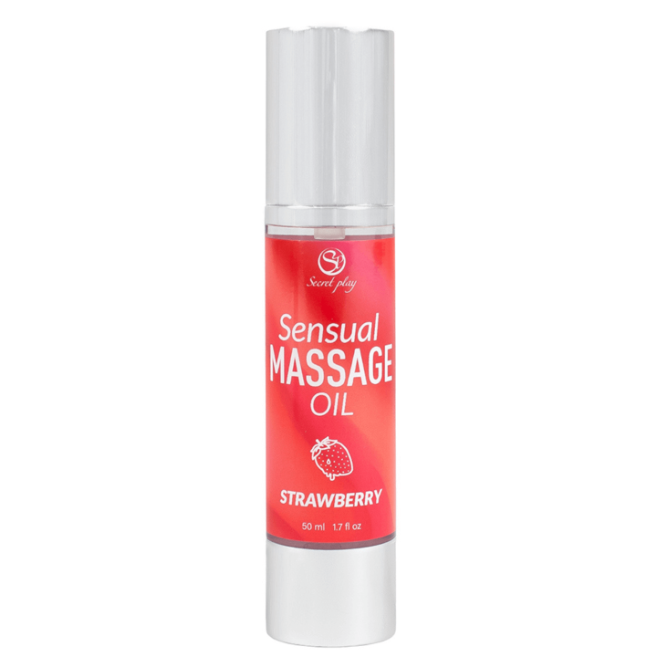 Huile de massage fraise 50 ml Secret Play