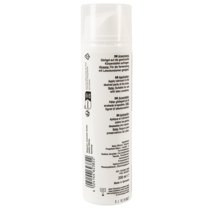 Gel Lubrifiant Fisting Longue Durée à Base Eau + Silicone 200 ml