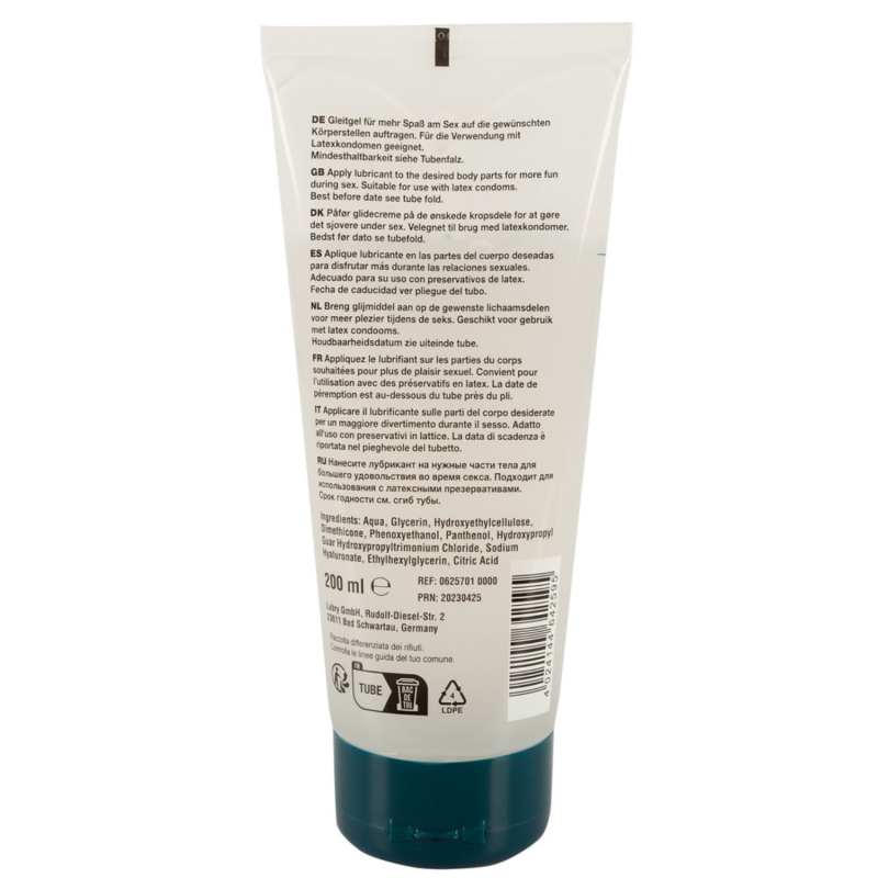 Lubrifiant Anal Premium Just Glide – 200 ml