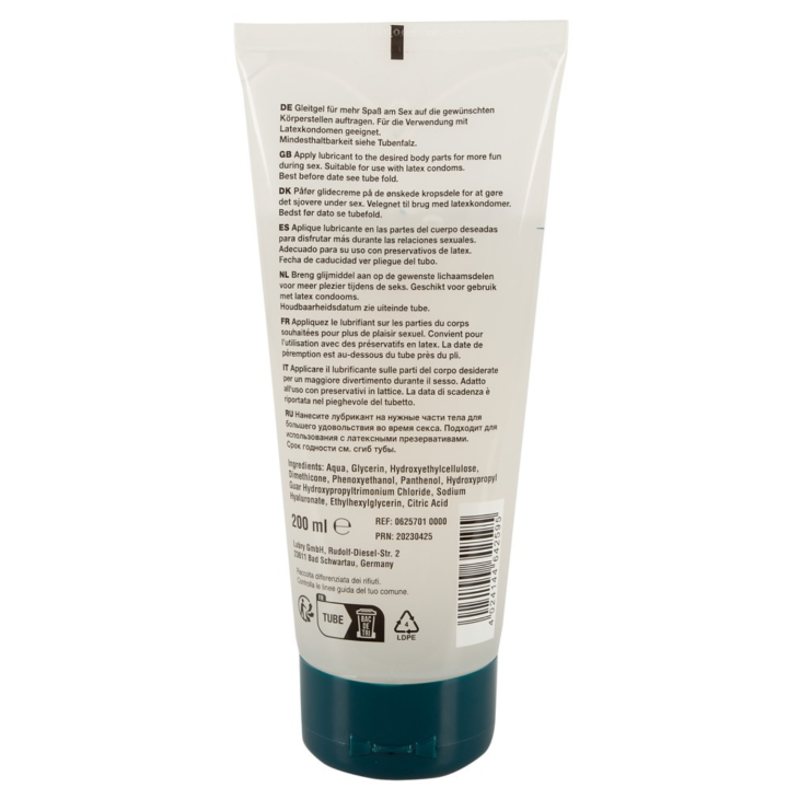 Lubrifiant Anal Premium Just Glide – 200 ml