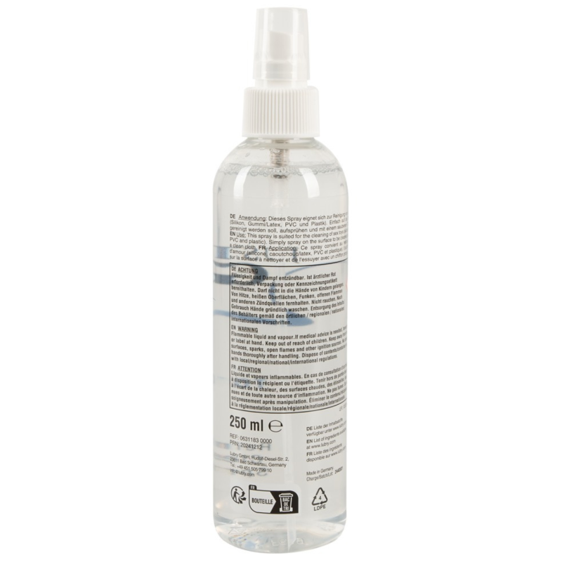 Spray Nettoyant pour Lovetoys Just Glide – 250 ml