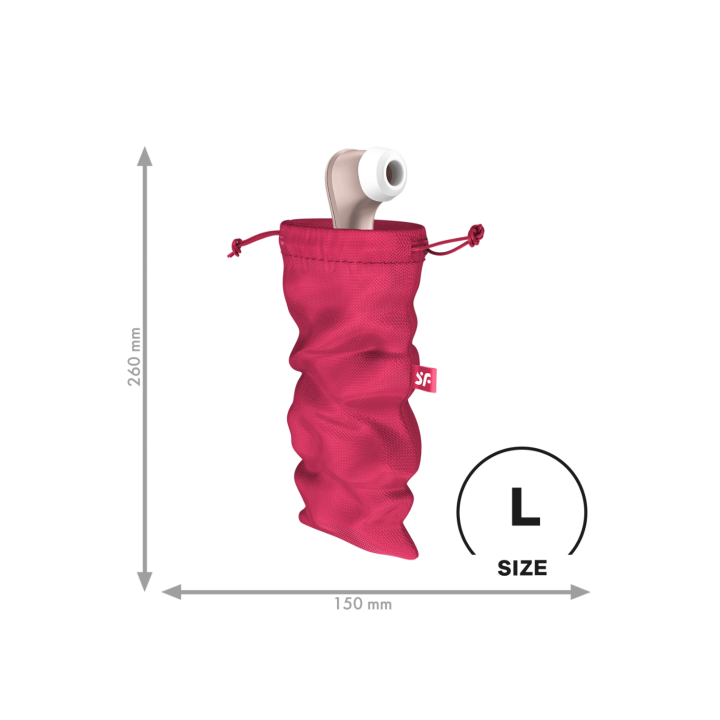 Sac de rangement sextoys rose taille L Treasure Bag Satisfyer