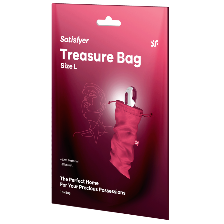 Sac de rangement sextoys rose taille L Treasure Bag Satisfyer