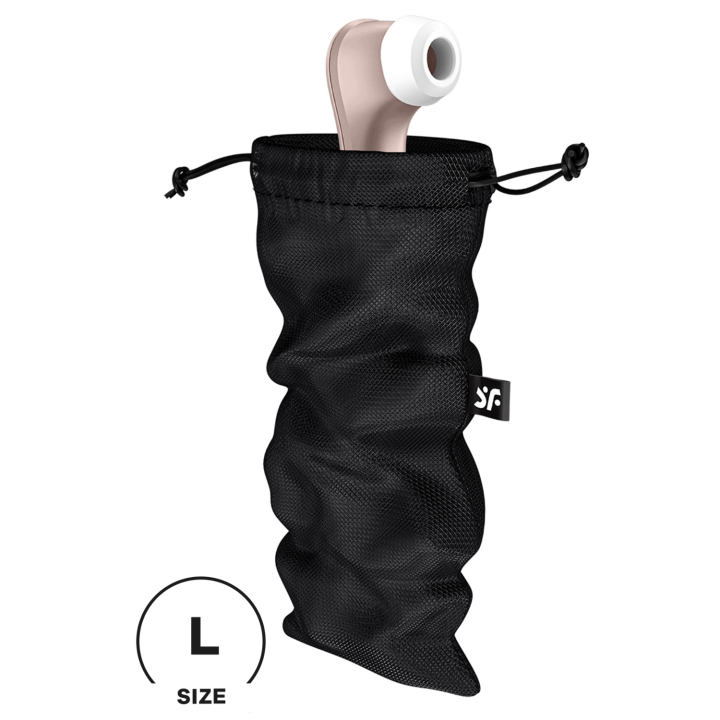 Sac de rangement sextoys noir taille L Treasure Bag Satisfyer