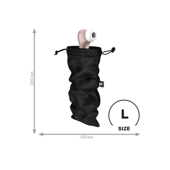 Sac de rangement sextoys noir taille L Treasure Bag Satisfyer