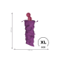 Sac de rangement sextoys violet taille XL Treasure Bag Satisfyer