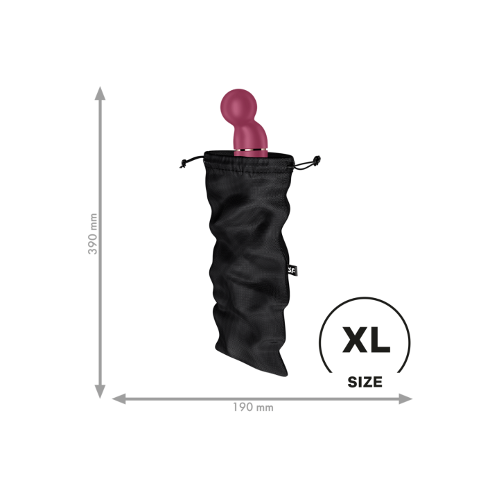 Sac de rangement sextoys noir taille XL Treasure Bag Satisfyer