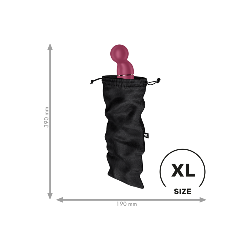 Sac de rangement sextoys noir taille XL Treasure Bag Satisfyer