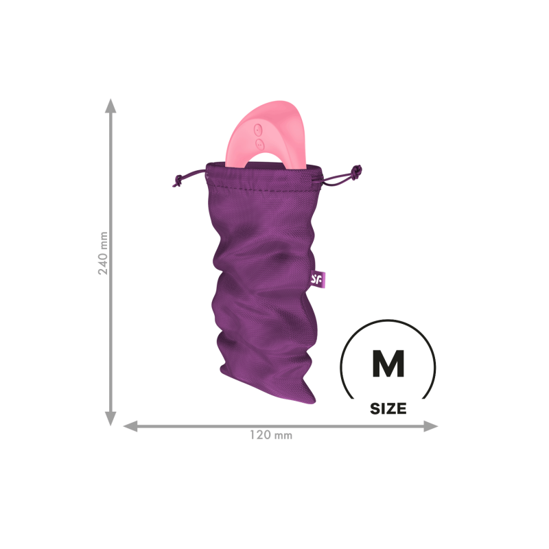 Sac de rangement sextoys violet taille M Treasure Bag Satisfyer