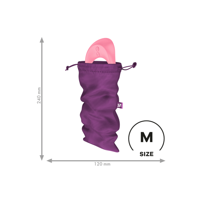 Sac de rangement sextoys violet taille M Treasure Bag Satisfyer