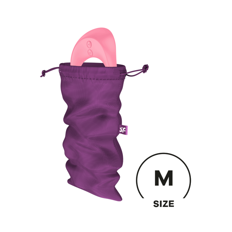 Sac de rangement sextoys violet taille M Treasure Bag Satisfyer