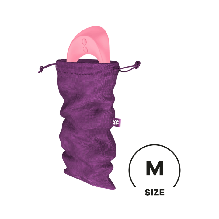 Sac de rangement sextoys violet taille M Treasure Bag Satisfyer
