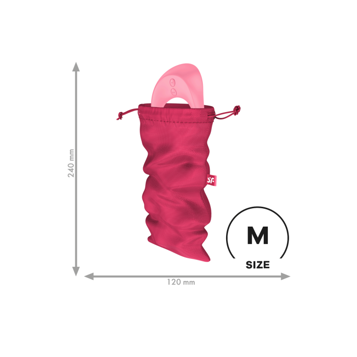 Sac de rangement sextoys rose taille M Treasure Bag Satisfyer