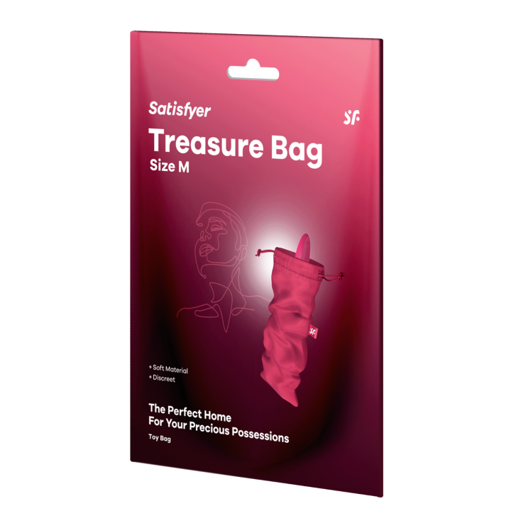 Sac de rangement sextoys rose taille M Treasure Bag Satisfyer