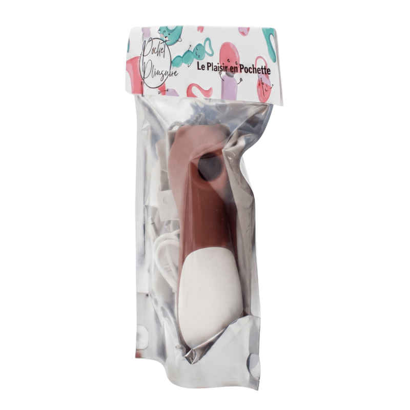 Stimulateur de clitoris Teddy Bear Pocket Pleasure + 1 dosette de lubrifiant