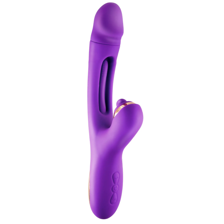 Vibromasseur rabbit 3-en-1 avec tapotements Joyfully
