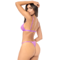 Ensemble sexy 2 pièces dentelle douce et extensible