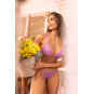 Ensemble sexy 2 pièces dentelle douce et extensible