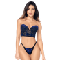 Ensemble 2 pièces Mapalé en velours floral