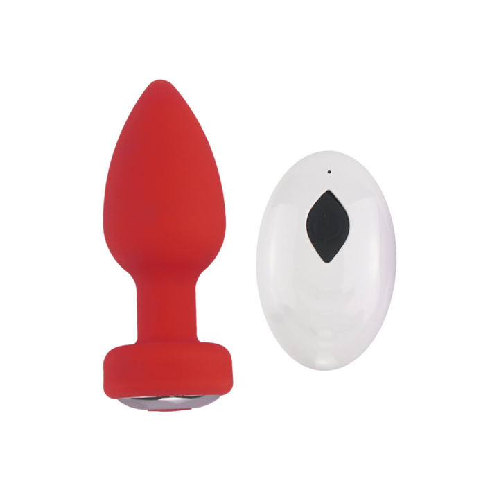Plug Anal Vibrant Télécommandé SHAKY Rouge